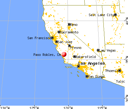 Paso Robles California Ca 93446 Profile Population Maps Real