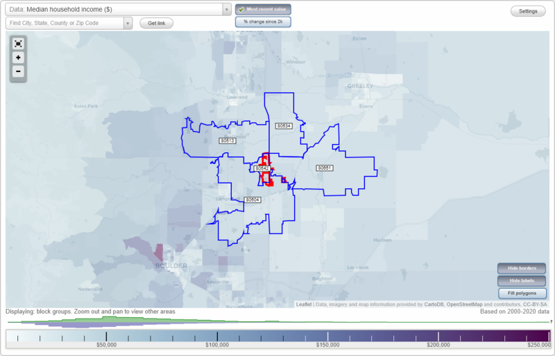Mead, Colorado (CO) Zip Code Map Locations, Demographics list of
