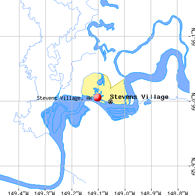 Stevens Village, Alaska (AK 99774) profile: population, maps, real