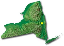 1804 NY MAP Calverton Bronxville Fairview Centereach Harrison Ossining New York 